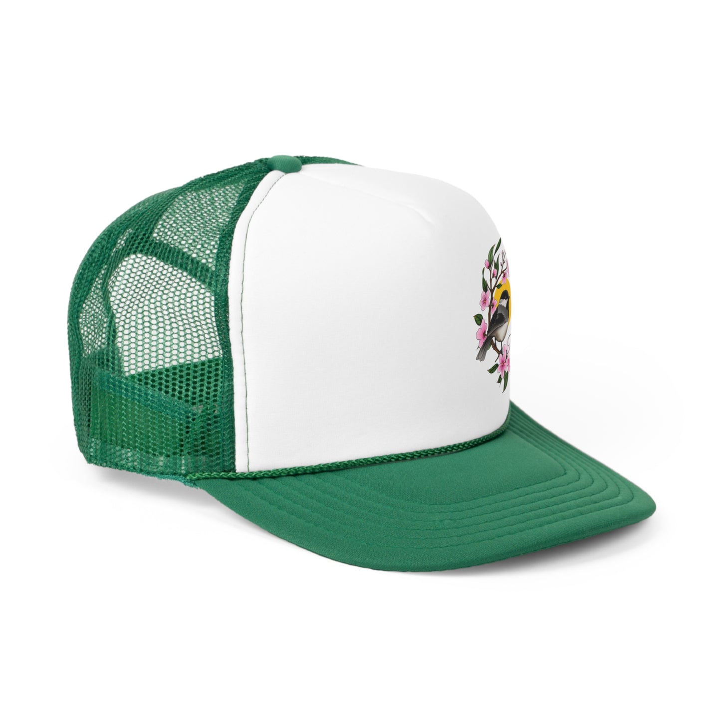 Chickadee Blossom Trucker Hat
