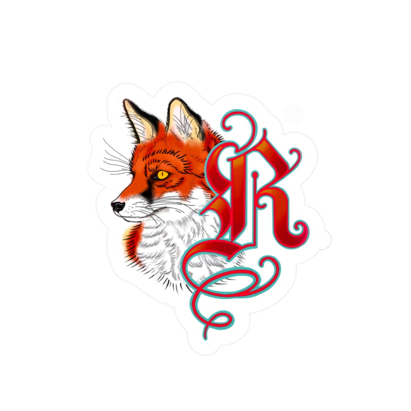 Lil Red Fox Vinyl Sticker